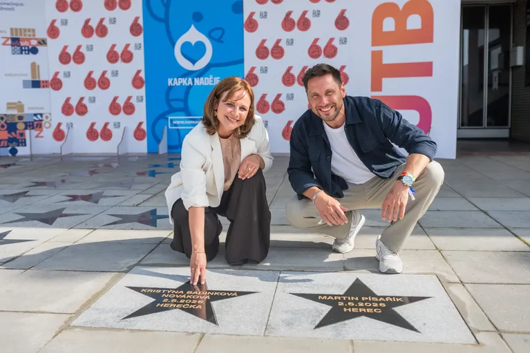 Kristýna Badinková Nováková and Martin Písařík Unveil Their Stars on the Walk of Fame