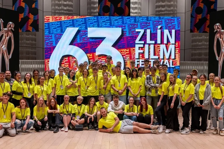 One hundred volunteers of the Zlín Film Festival. Thank you!